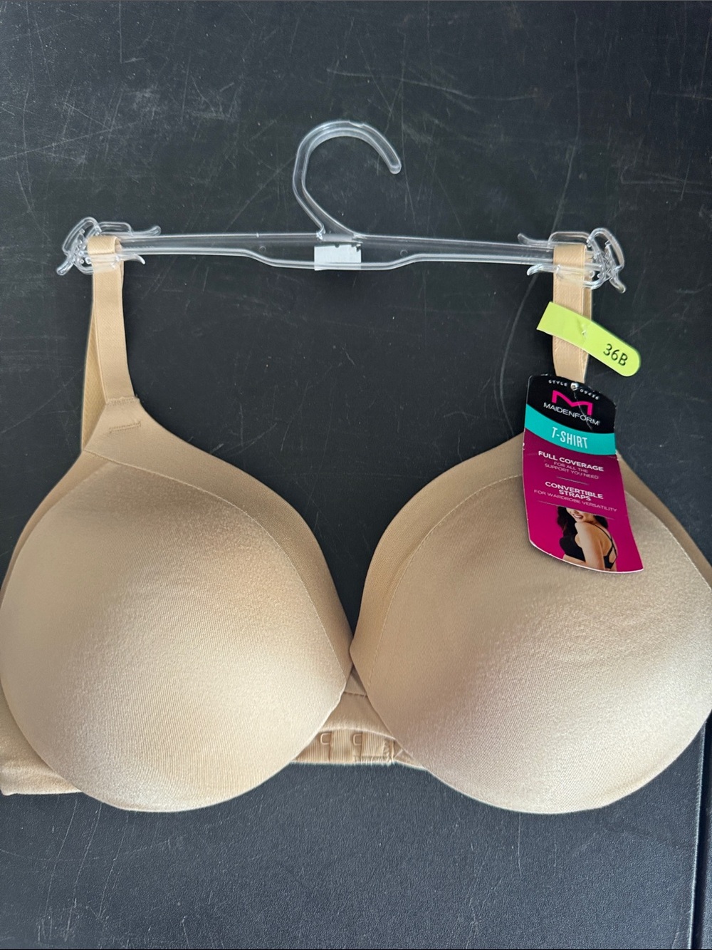 Maidenform Beige T-Shirt Bra - Smooth Full Coverage
